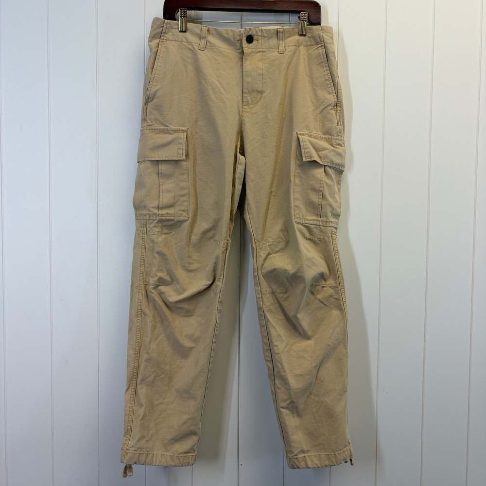 Pacsun Y2K Gorpcore Utility Cargo Pants Men Size 31x30 Tan Tactical Streetwear